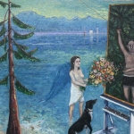 La Visite, les fleurs en partage