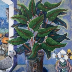 Nobody-not-even-the-rain-has-such-small-hands-2025-55X46-cm-huile-sur-toile